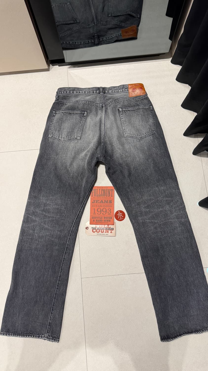 풀카운트 0105BK 다트포드 블랙 데님 36 상품이미지4