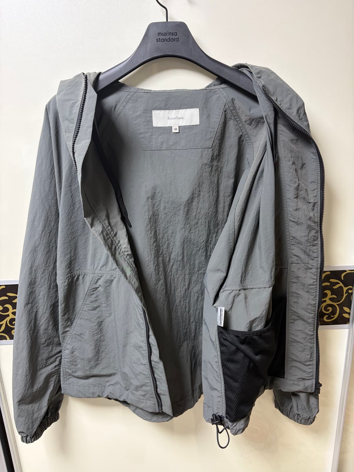 퍼스트플로어 쉘파카 차콜 48 상품이미지5