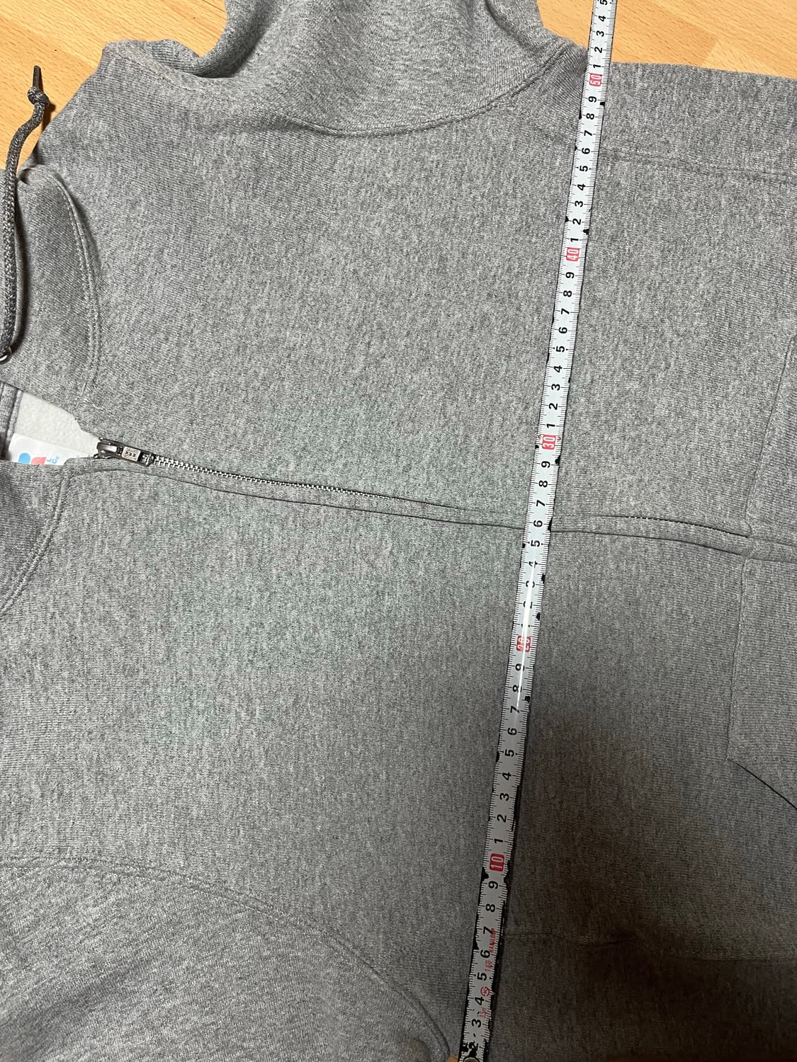 러셀 애슬레틱 현행 후드집업 그레이색 상품이미지7