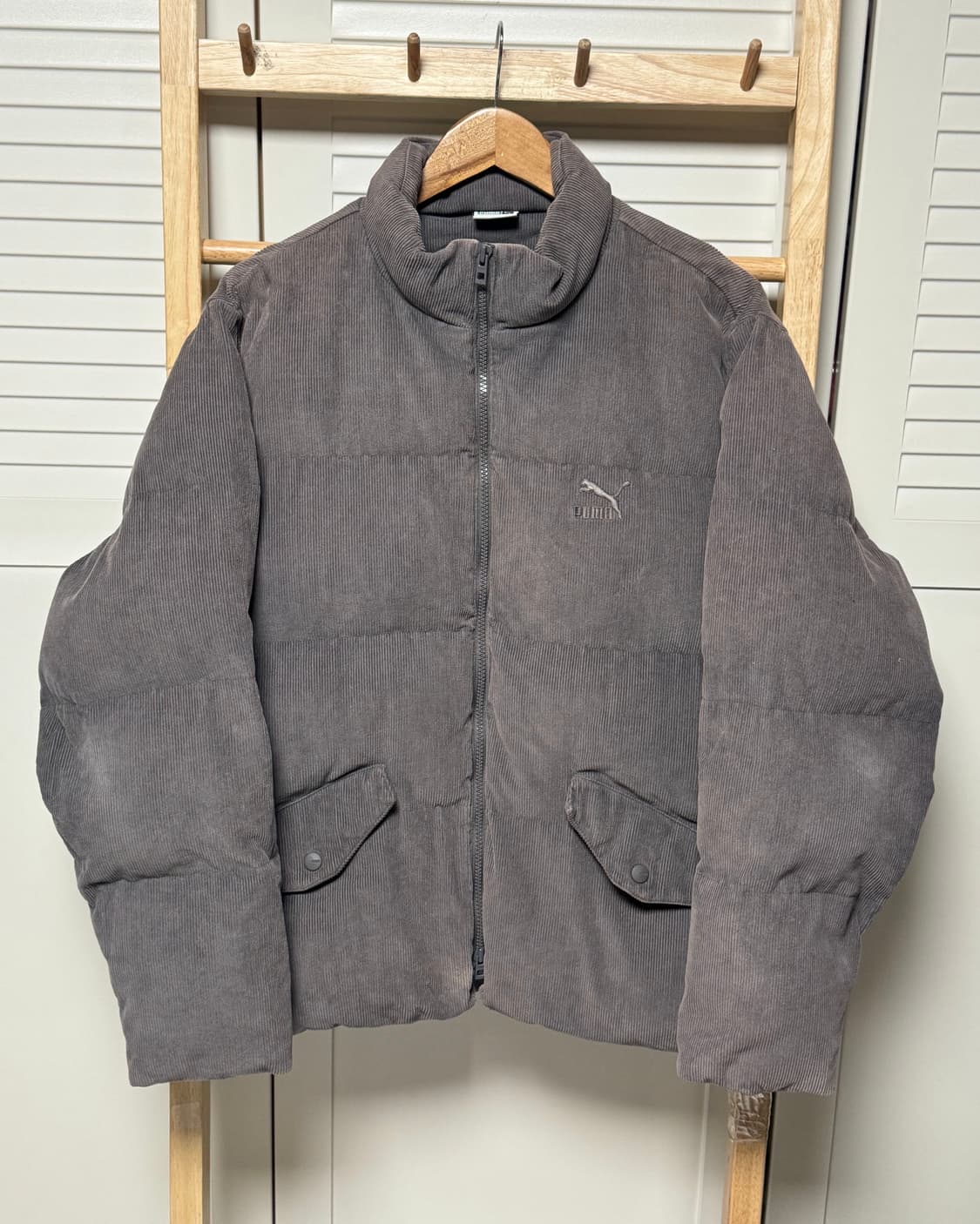 푸마 코듀로이 20fw 패딩 자켓 상품이미지1