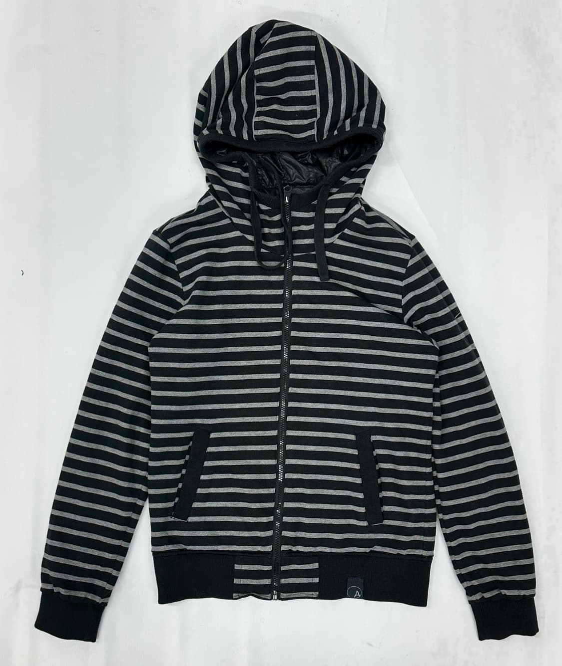 ANDEW리버시블 펑크 그런지 후드집업 바람막이 아우터 핀터깔  상품이미지4