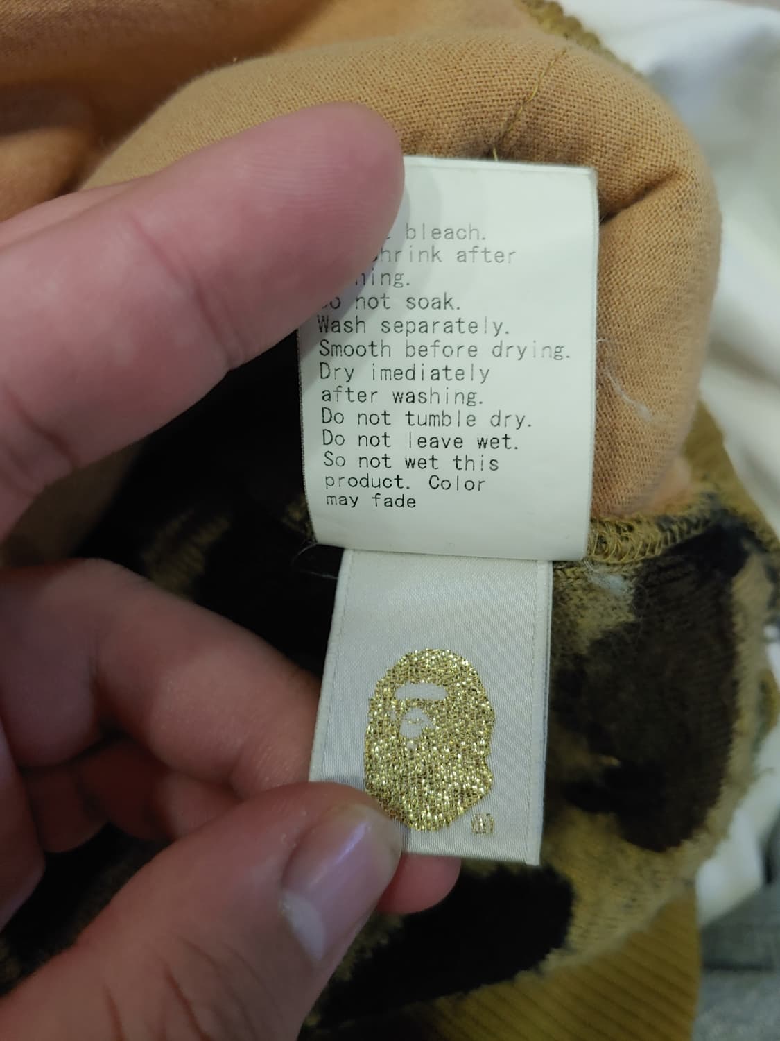 [XXL] 베이프 1st 보아털 플리스 후드집업 상품이미지6