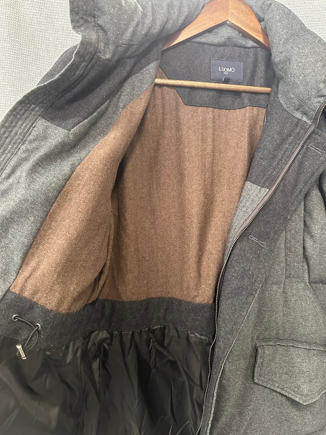 LUOMO Italy 헤비 다운 패딩 코트 상품이미지3