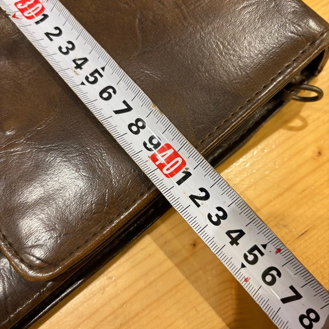 빈티지 브라운 레더 브리프 케이스 상품이미지5