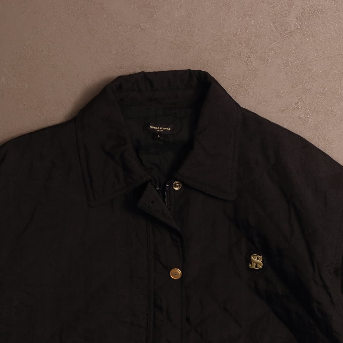 90's 소냐 리켈 자수 퀄팅 봄버자켓 A1691 상품이미지2