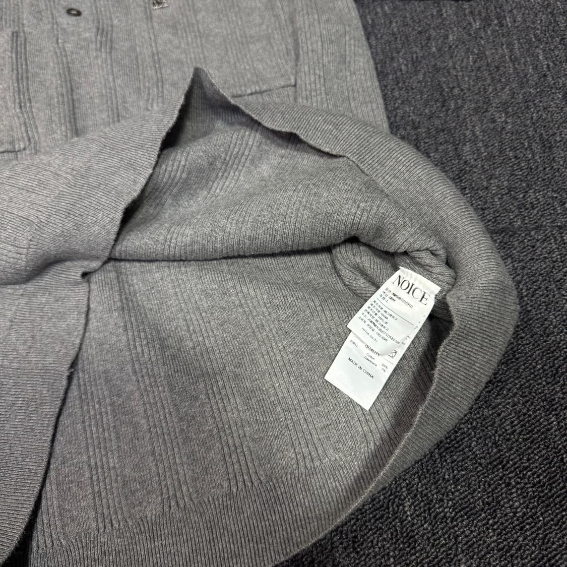 NOICE 노이스 더블포켓 니트 반팔 상품이미지9