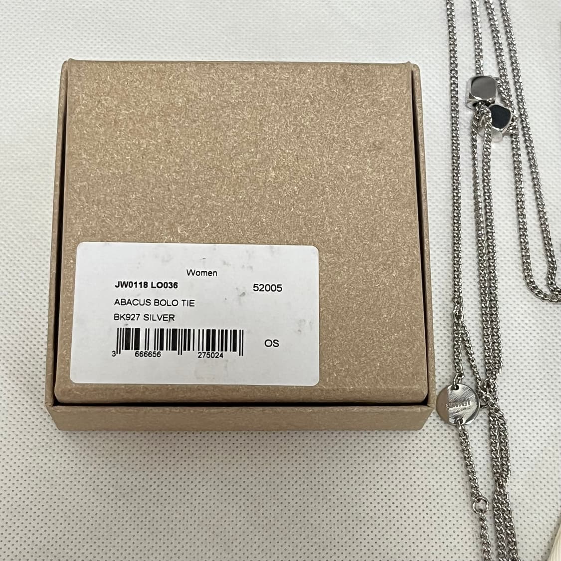 르메르 25fw Abacus Bolo Tie 목걸이/실버 상품이미지4