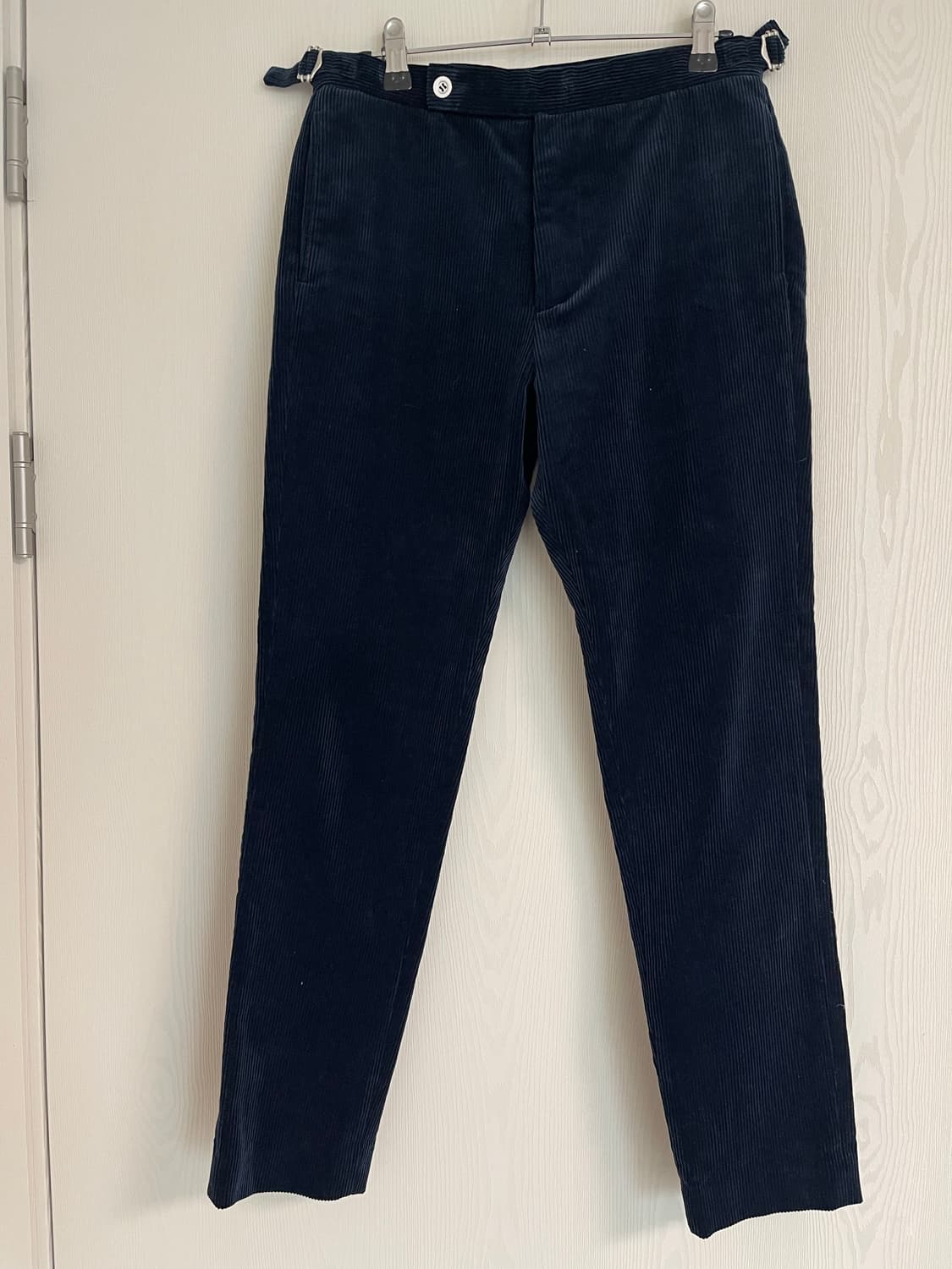 헤리티지 플로스 벨벳 코듀로이 팬츠 네이비 XS 상품이미지1