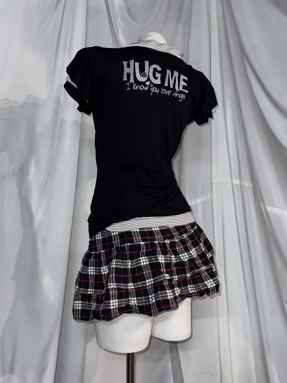 하치 러블리 무채색 니혼진 너드 코디세트  상품이미지5