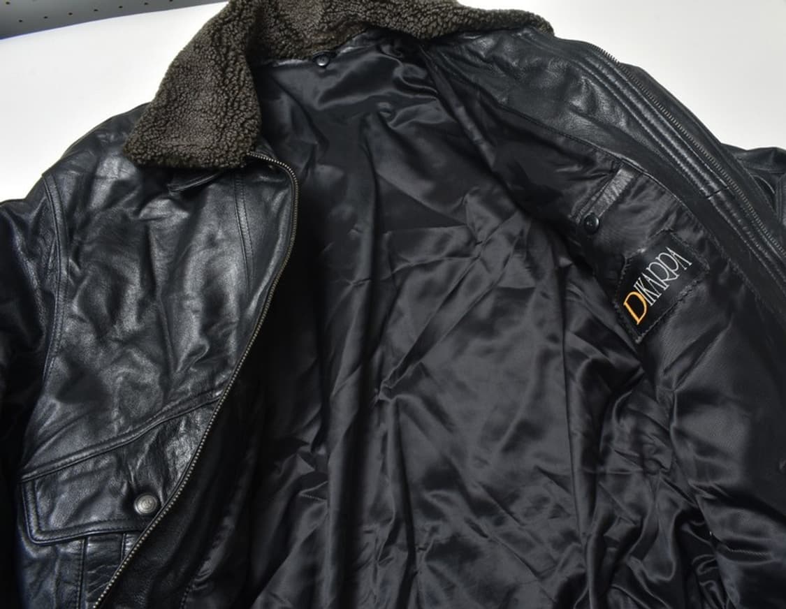 90S 양가죽 항공점퍼 블루종 자켓 105 N1220 상품이미지4