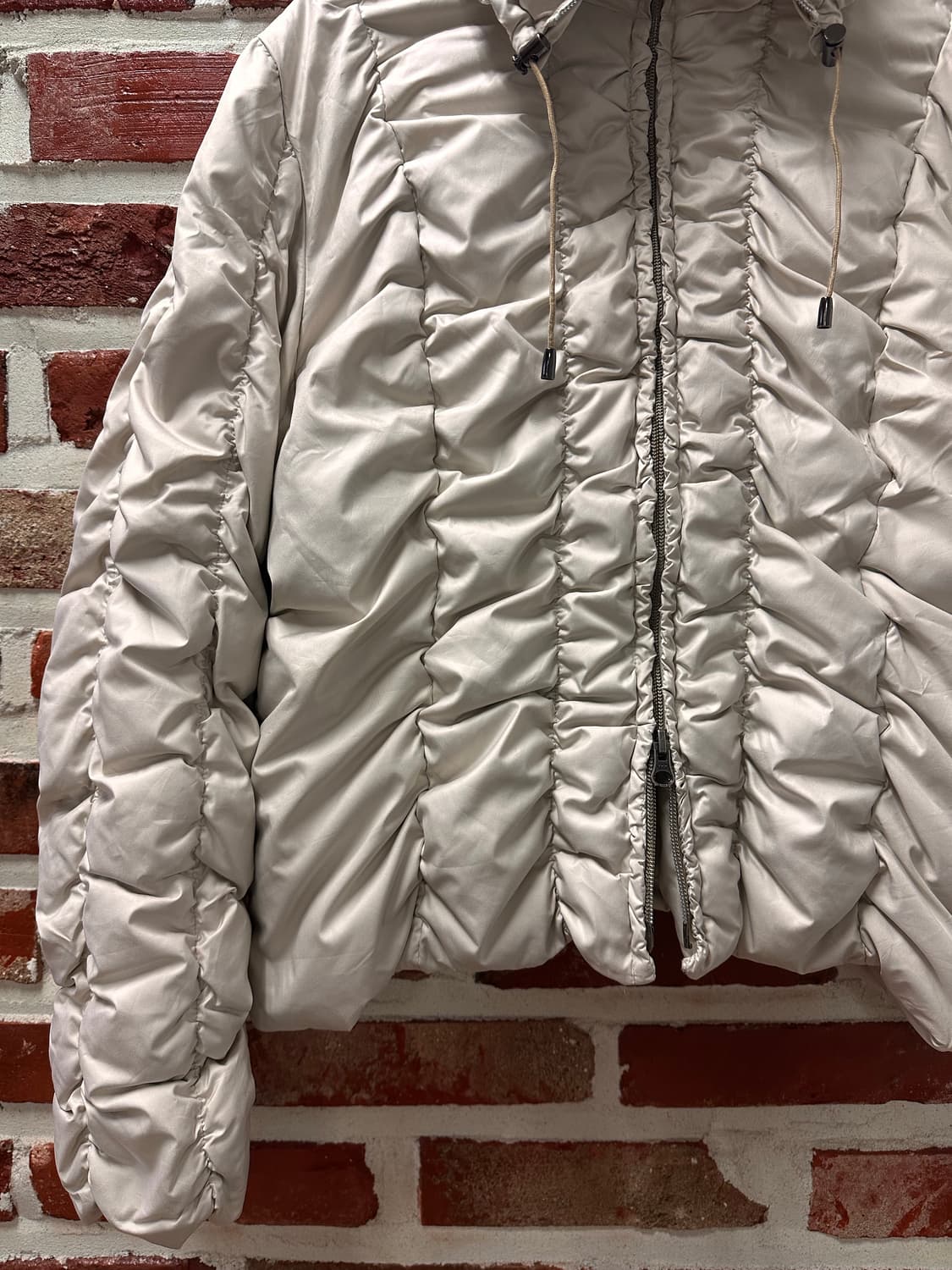 (OS)C’EST CHIC’A  하이넥 셔링 덕다운 패딩 상품이미지3