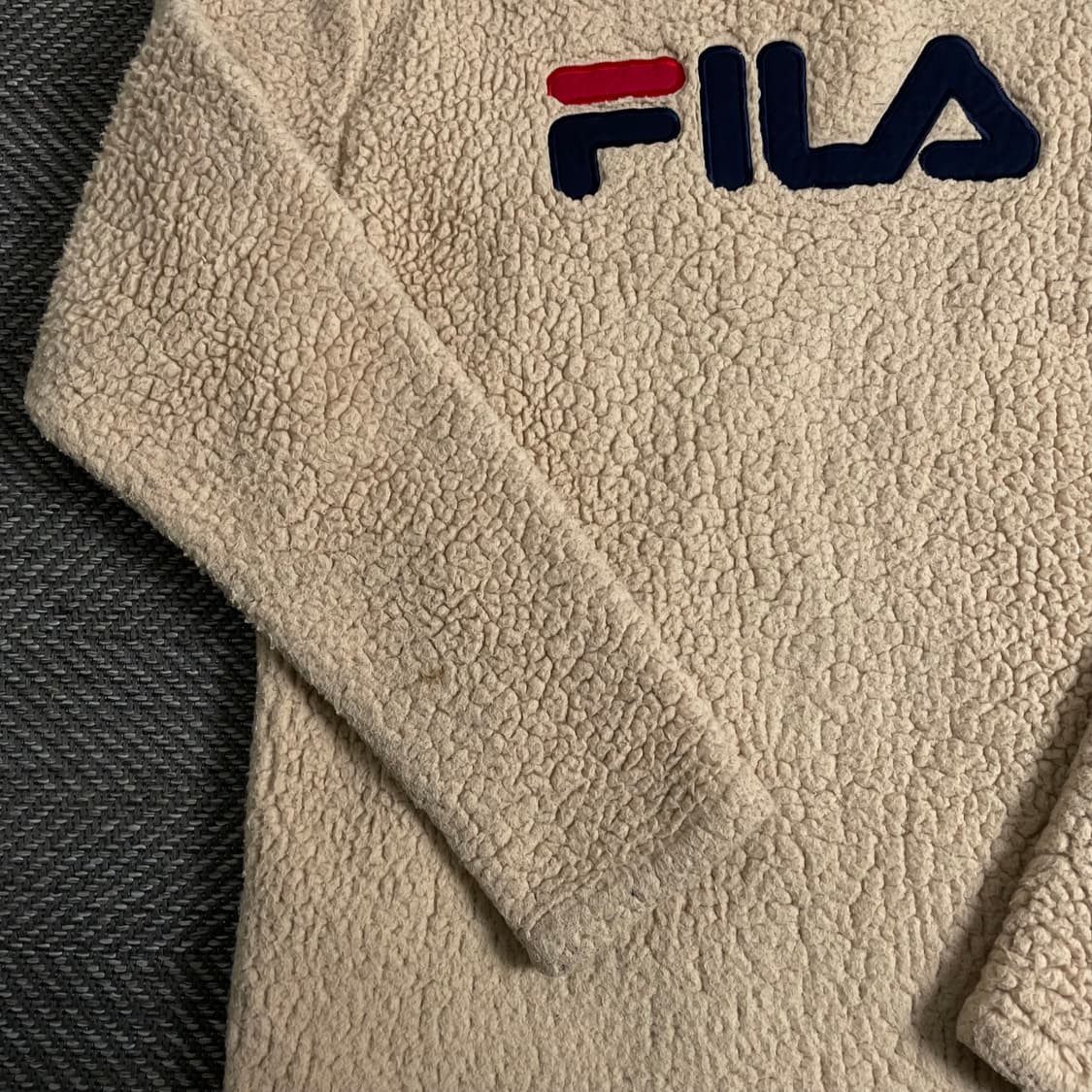 필라 빅로고 미니멀 양털 플리스 자켓o 3053 상품이미지2