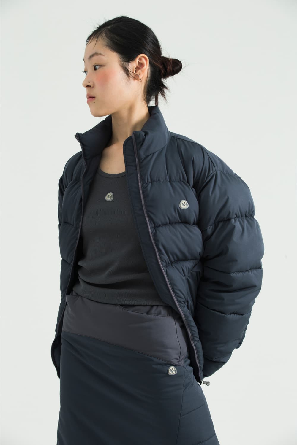 코이세이오 패딩 차콜 상품이미지5