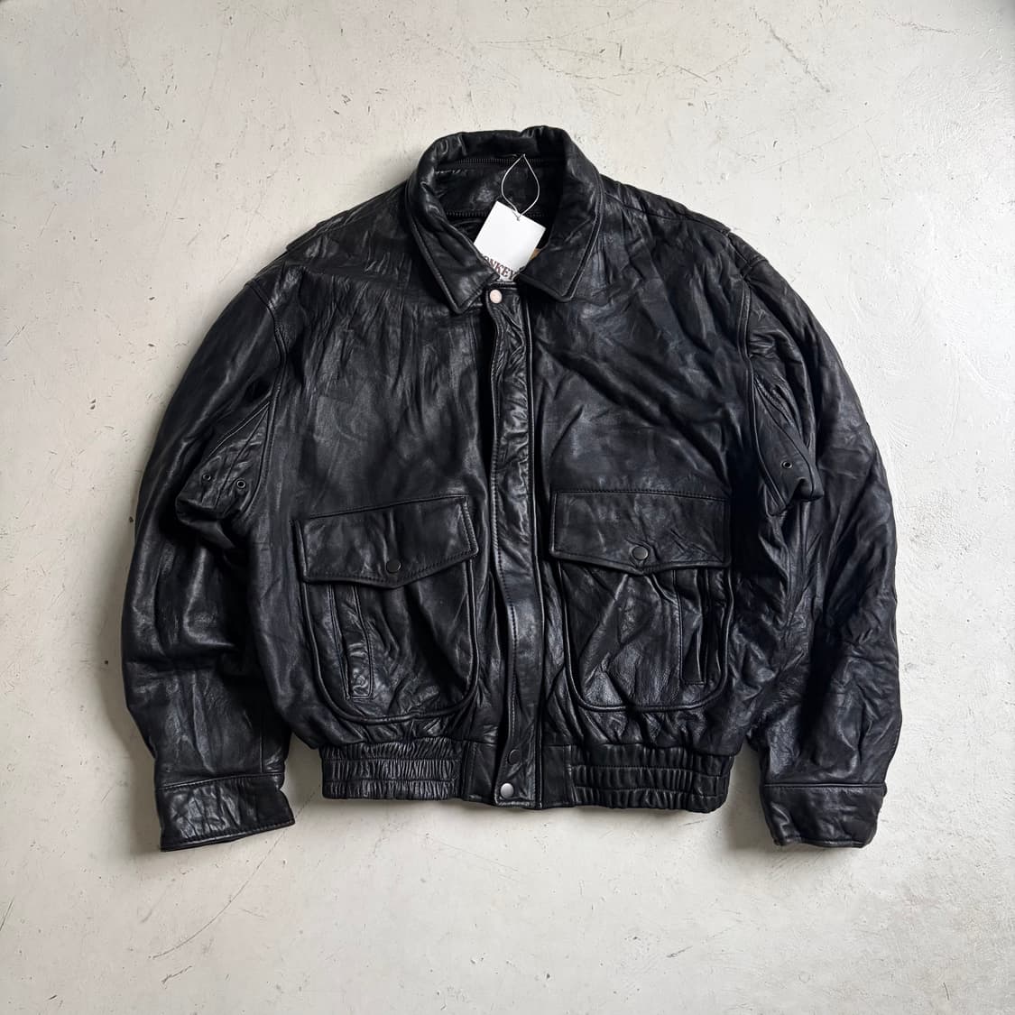90s PJ CLUB 빈티지 A2 양가죽 자켓 XL 상품이미지1