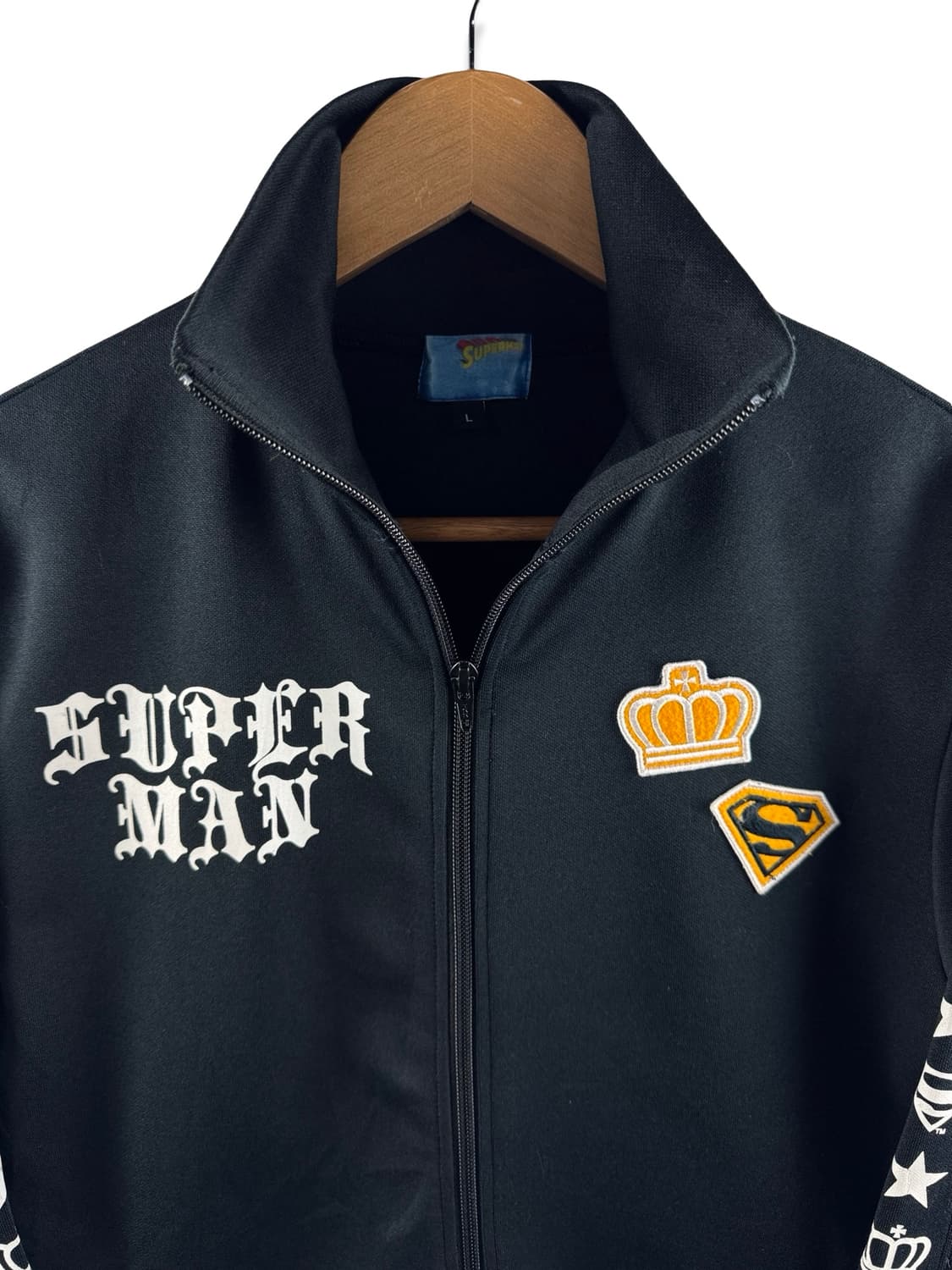 JPN 베이비돌X슈퍼맨 Y2K 레터링 져지2545 상품이미지3