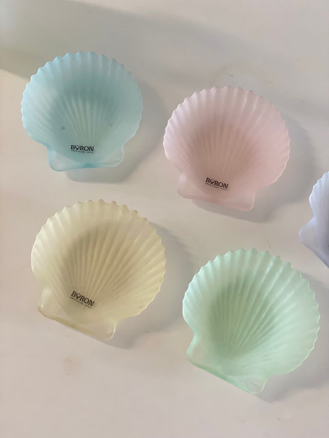 Hirota glass japan 유리그릇 세트 조개쉘 상품이미지4