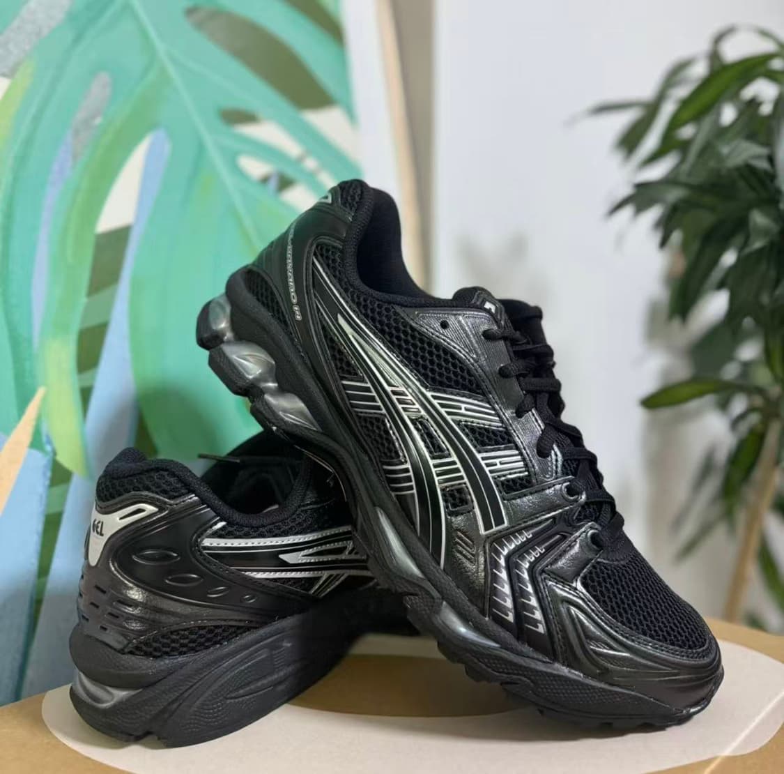 아식스 젤 카야노 14 블랙 퓨어 실버 상품이미지4