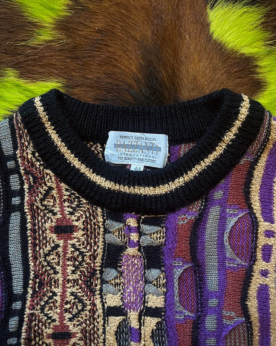 1990s Bizzanti Vintage 3D Cable Knit 상품이미지6