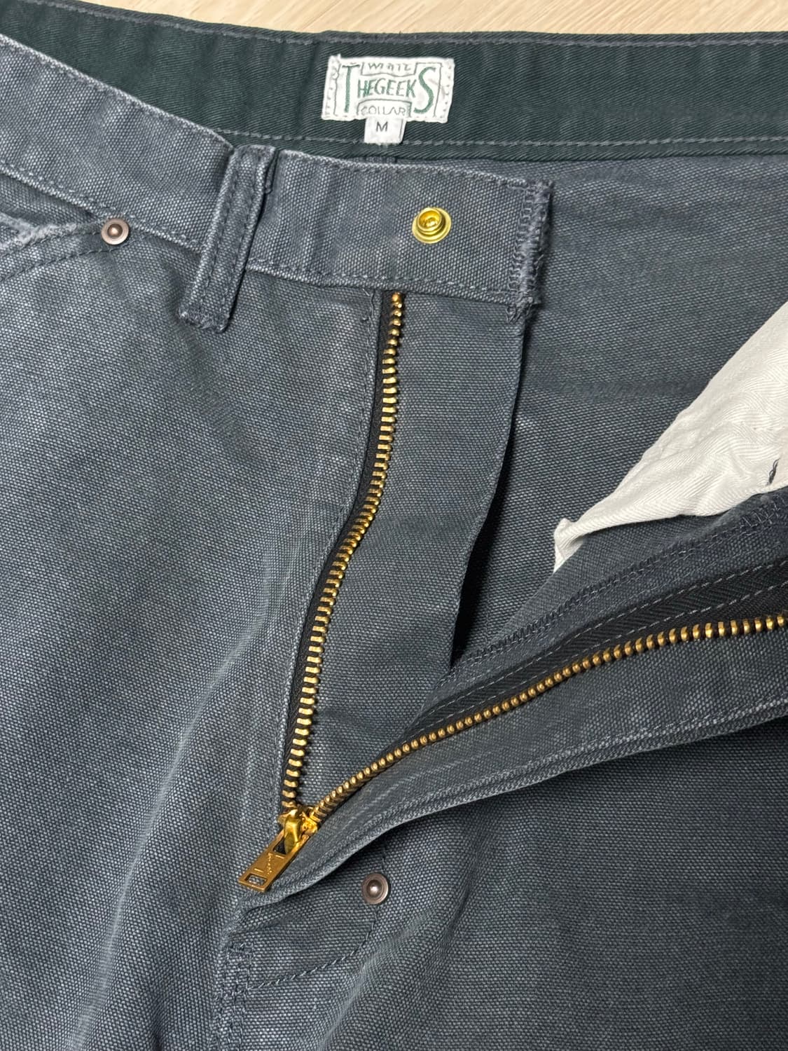 더긱스 더블니 덕 워크 팬츠 네이비 상품이미지2