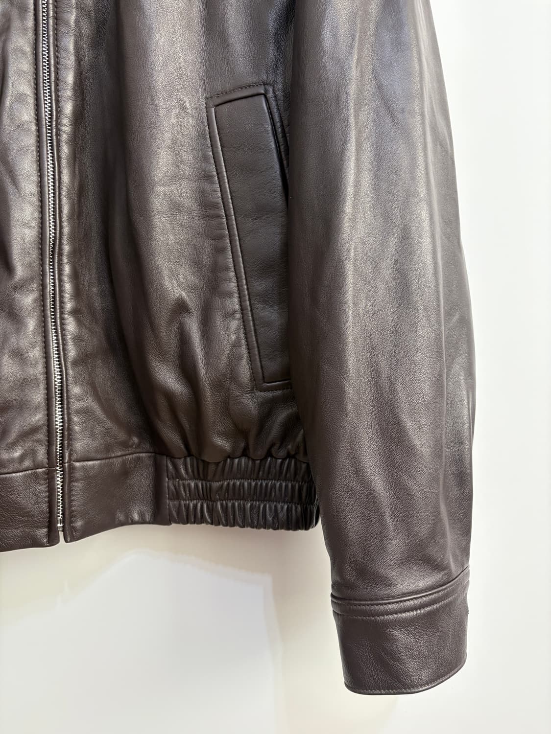 커미션 / Garrison Leather Jacket Brown / S 상품이미지4