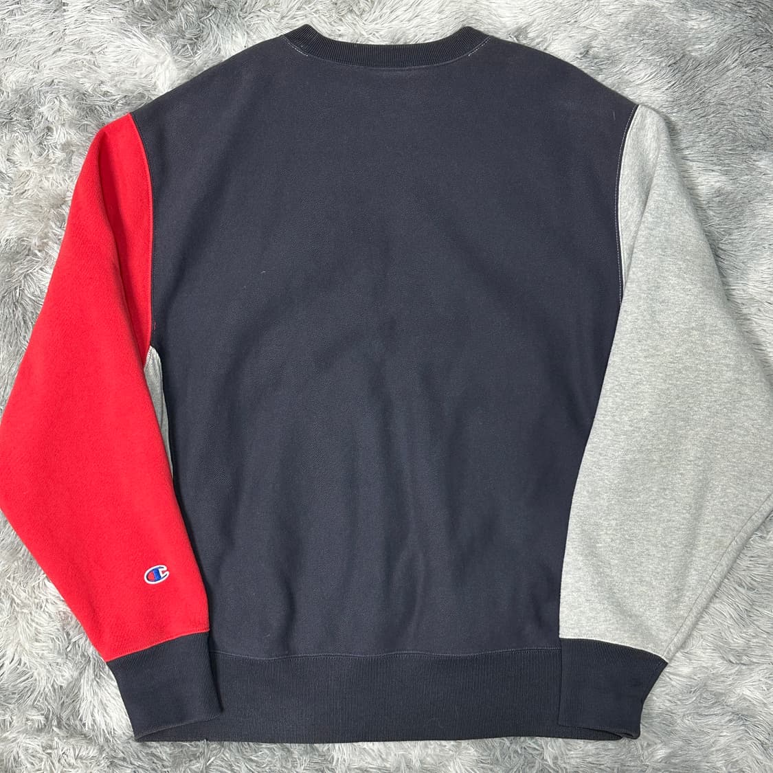 챔피온 리버스위브 컬러블록 맨투맨 XXL 상품이미지3