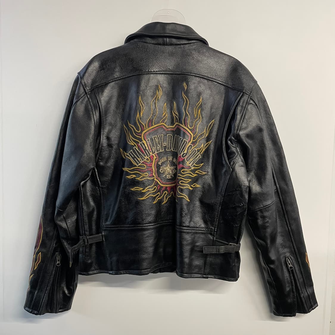 90s 할리 데이비슨 플레임 가죽자켓 상품이미지7
