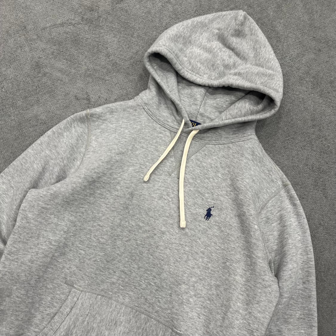 S 폴로 랄프로렌 그레이 기모 후드티 상품이미지2