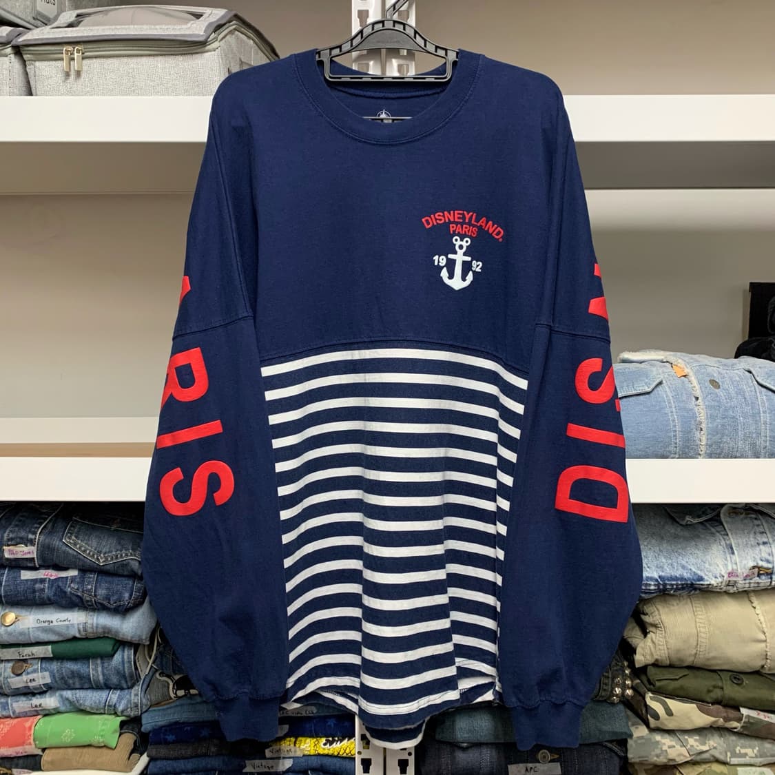 [M] 파리 디즈니랜드 오피셜 루즈핏 롱슬리브 티셔츠 상품이미지2