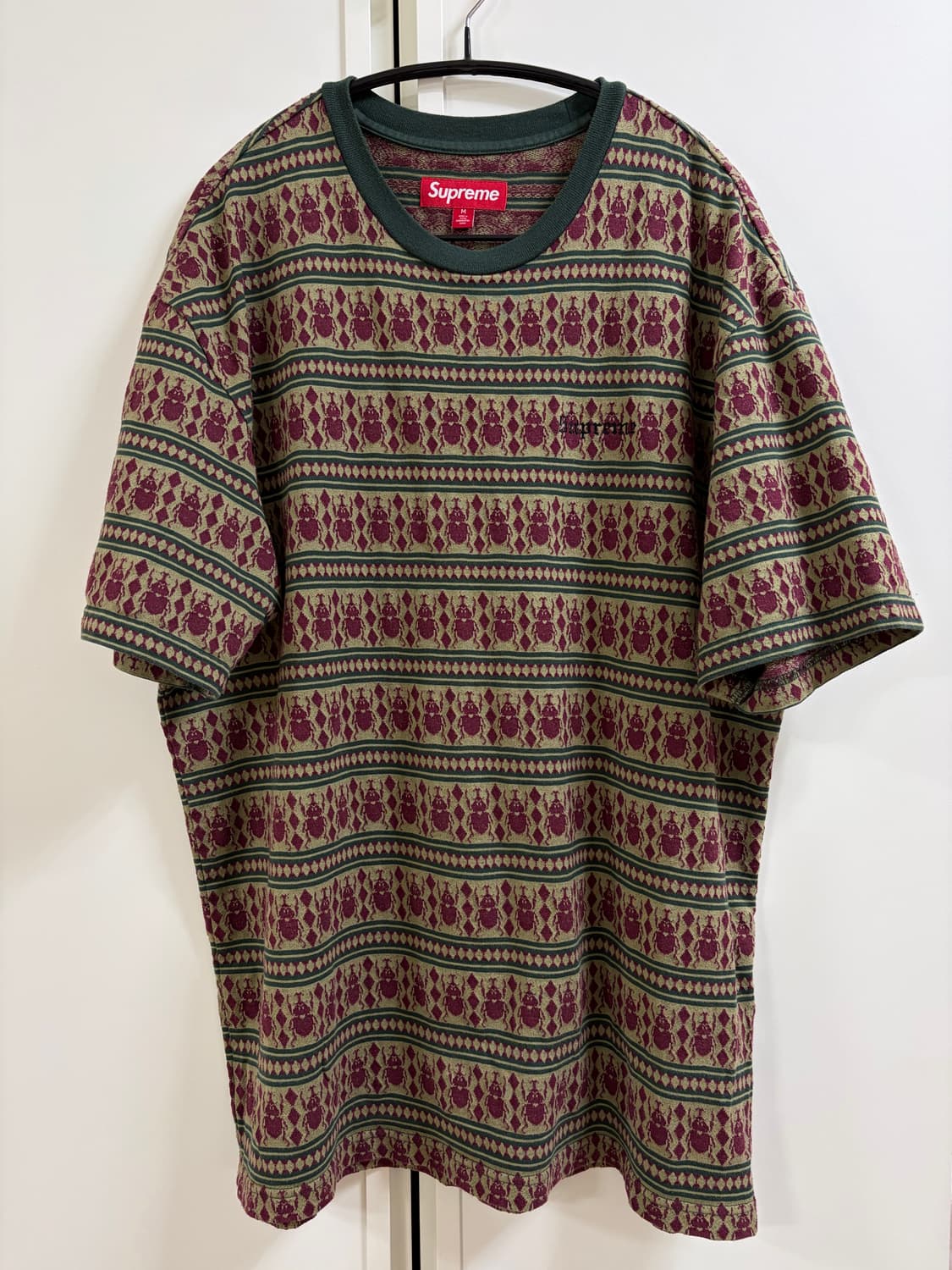 슈프림 자카드 스캐럽 티 상품이미지2