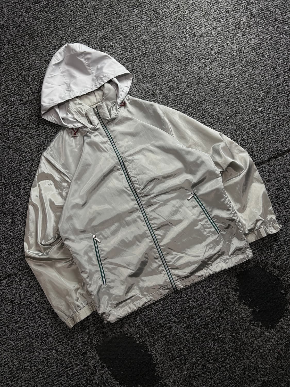 90s 지방시 아카이브 나일론 메탈 후드 바람막이 3904 상품이미지1