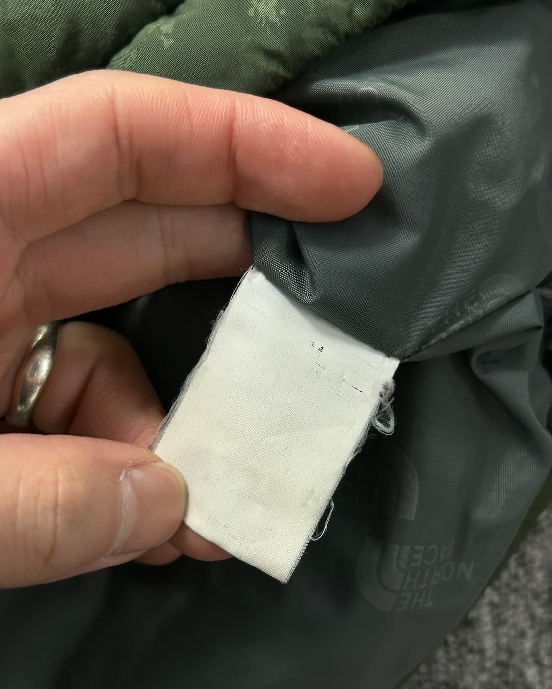 노스페이스 그린 경량 패딩  상품이미지8