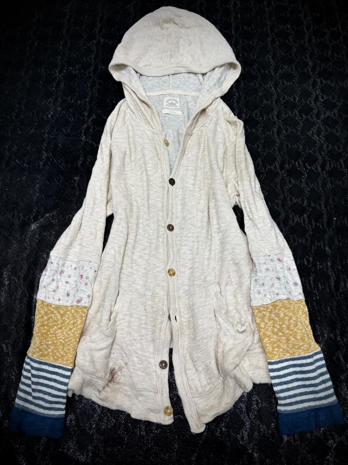 “Vintage”hippie Mood Hoodie Cardigan 상품이미지1