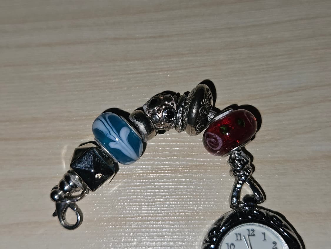 바쵸바치 vintage beads charm bracelet watch 상품이미지4