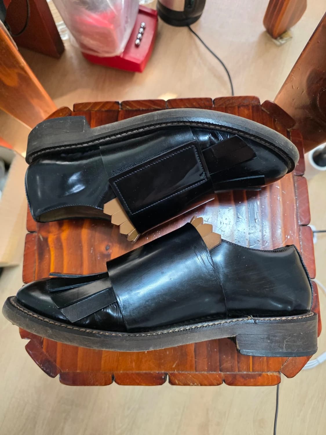 [250] 마르니 벨크로 프린지 로퍼 39 상품이미지5