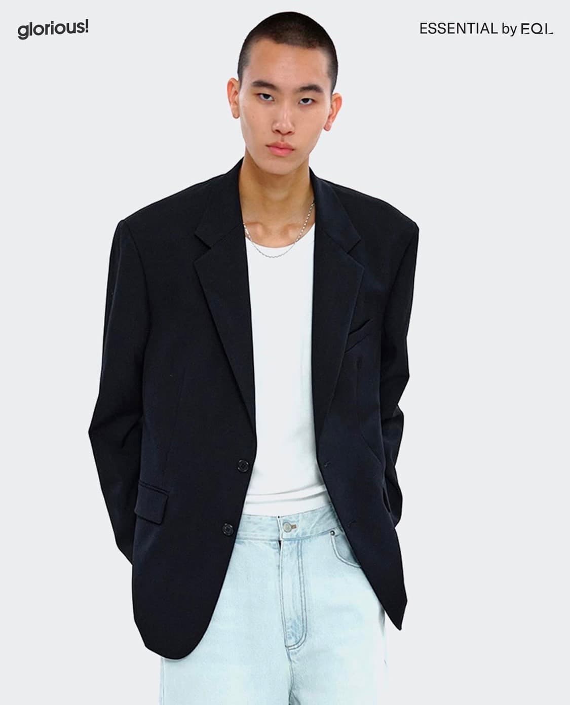glorious!XEQL Premium Wool Jacket Black 상품이미지4