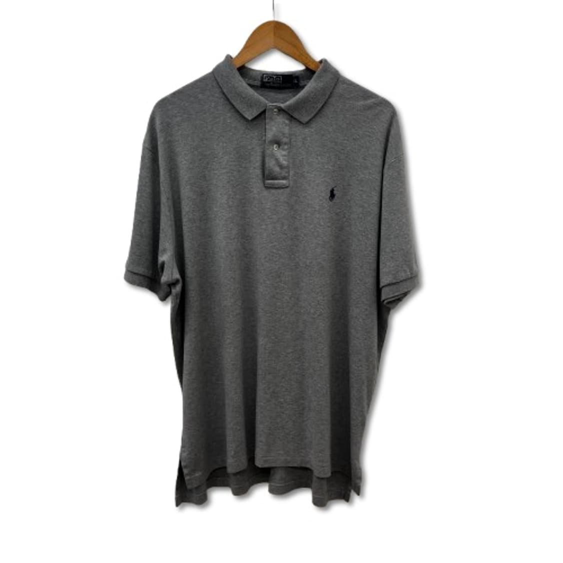 폴로 랄프로렌 반팔 카라 그레이 티셔츠 상품이미지1