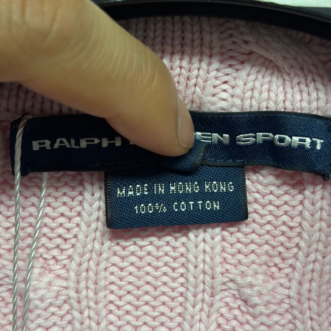 폴로 랄프로렌 케이블 니트 집업 상품이미지6