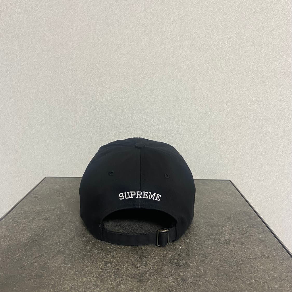(OS) 슈프림 6패널 볼캡 모자 워시드 블랙 상품이미지4