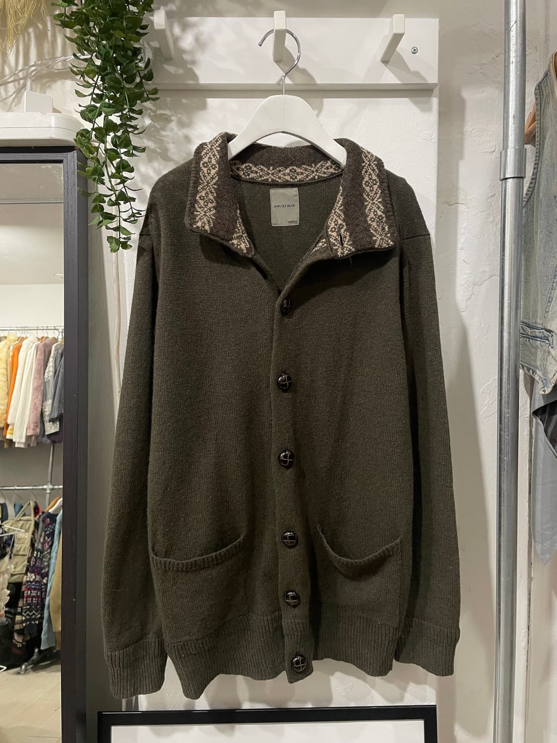 ships jet blue nordic cardigan 상품이미지6