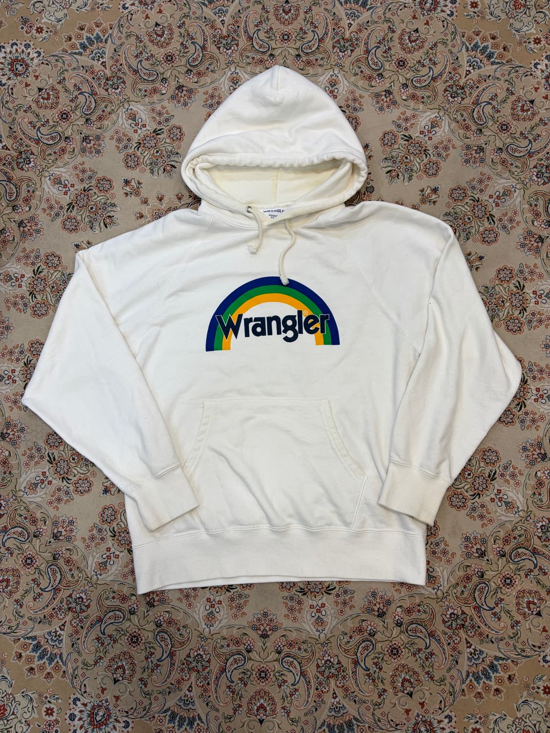 랭글러 레인보우 로고 후드티 상품이미지1