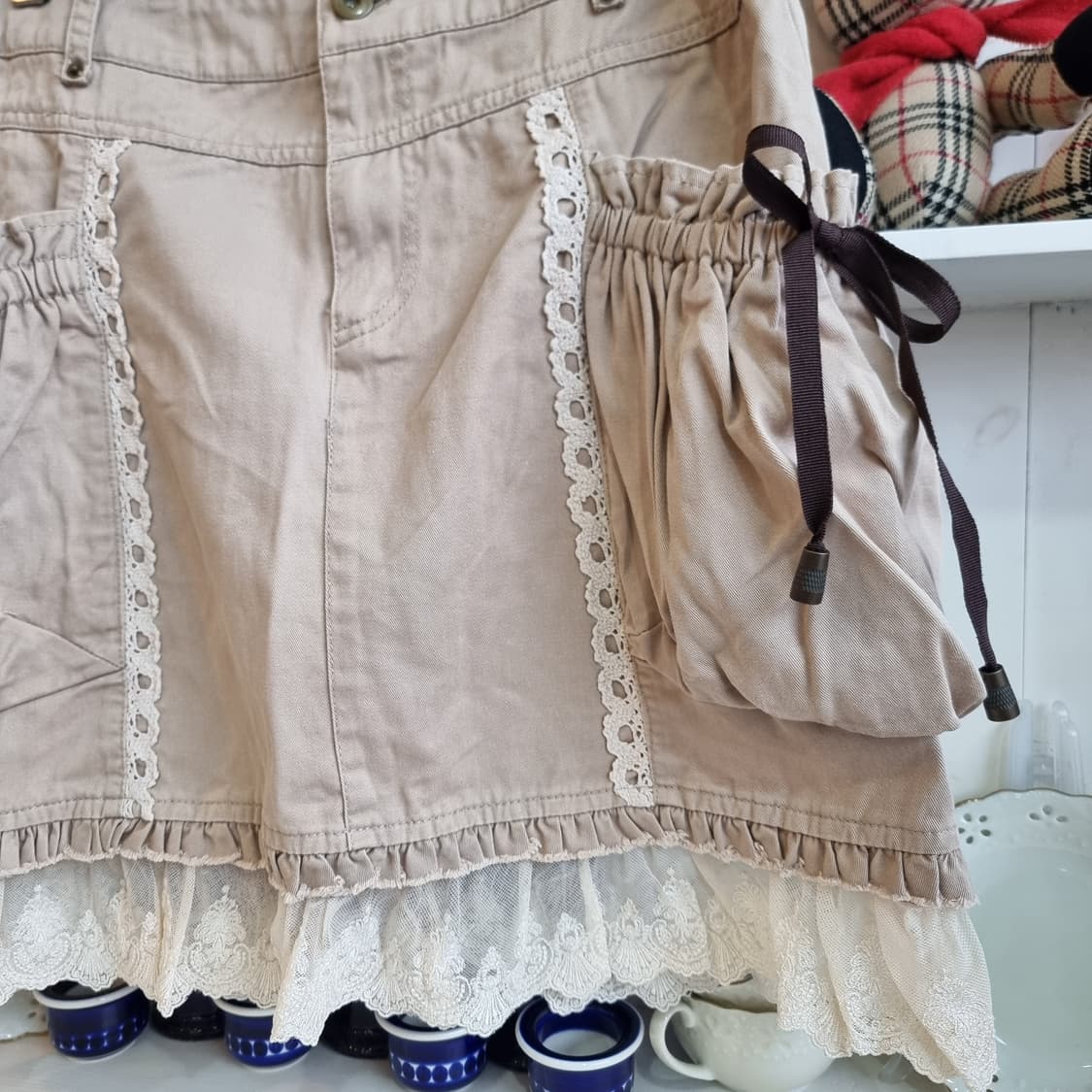 axes femme(악세스팜므) 레이스 프릴 스커트 상품이미지2