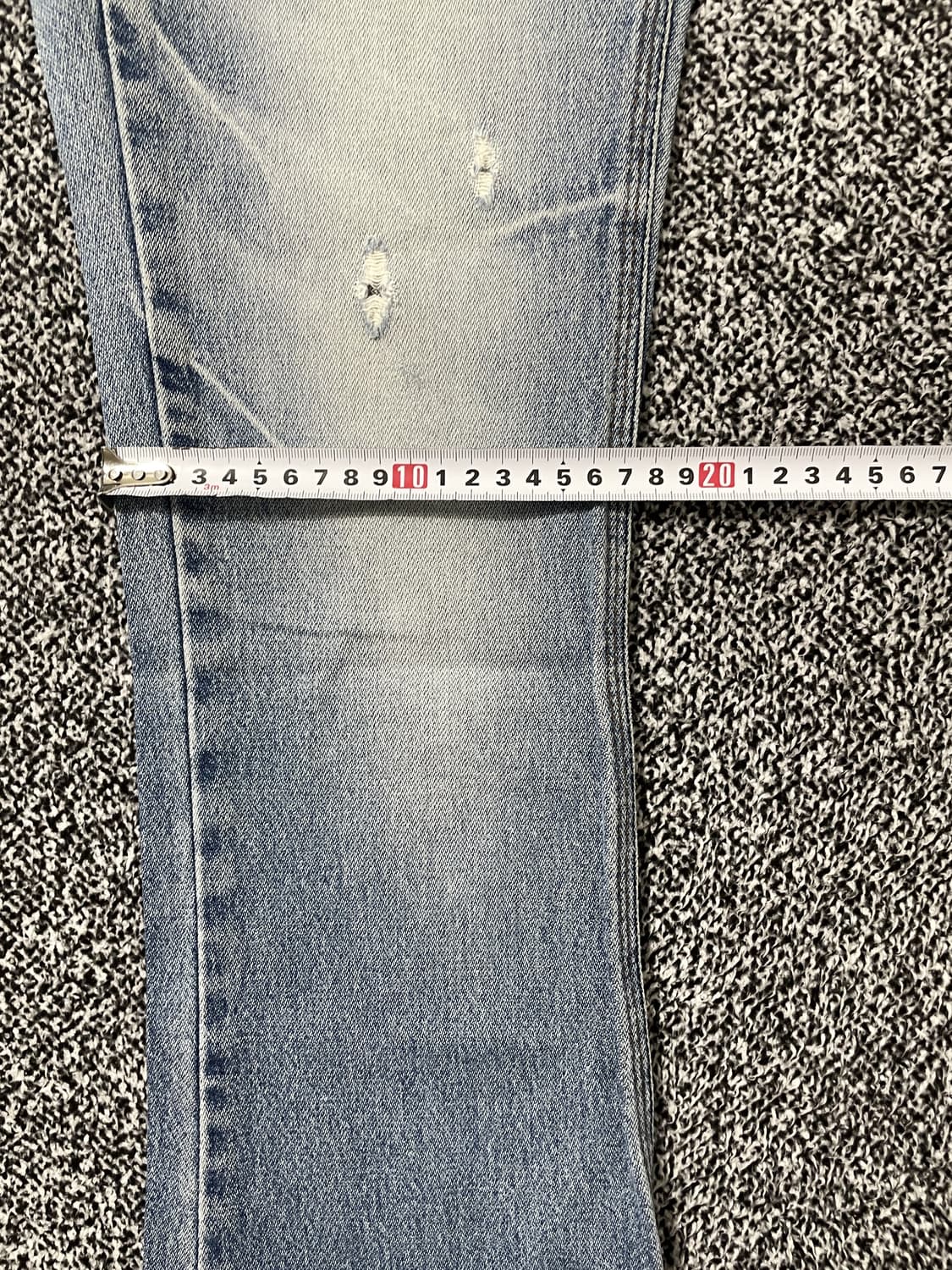  빈티지9. EVEJEANS 부츠컷 와이드 데님팬츠 청바지 상품이미지5