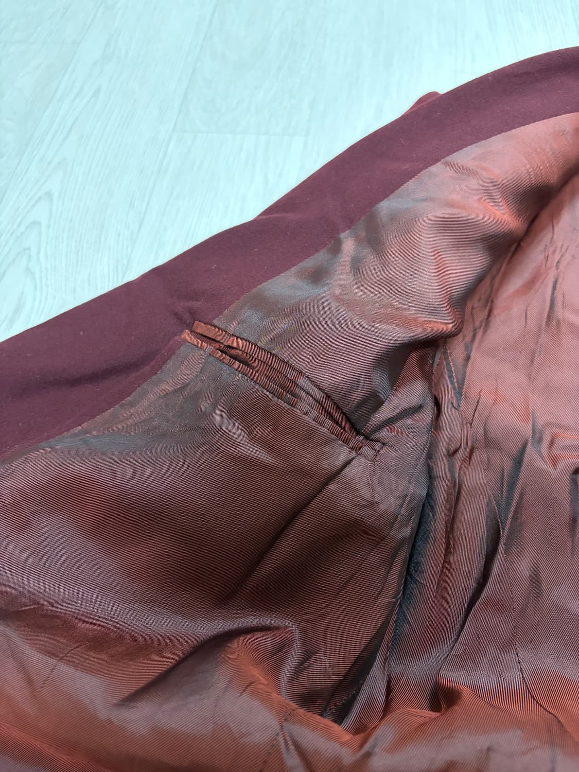 빈티지 버건디 블레이저 상품이미지5