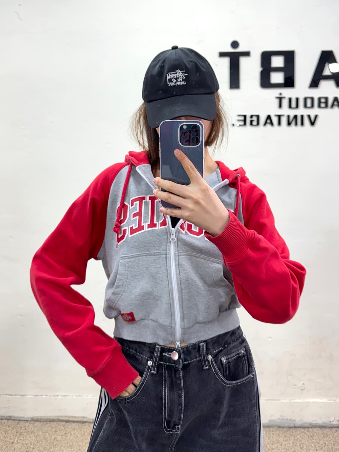 디키즈 크롭 후드집업
 상품이미지1