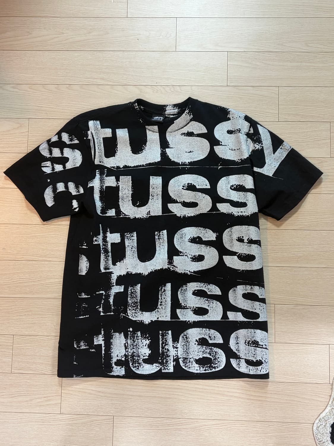 [M] 스투시 스탬프 티셔츠 블랙 상품이미지1
