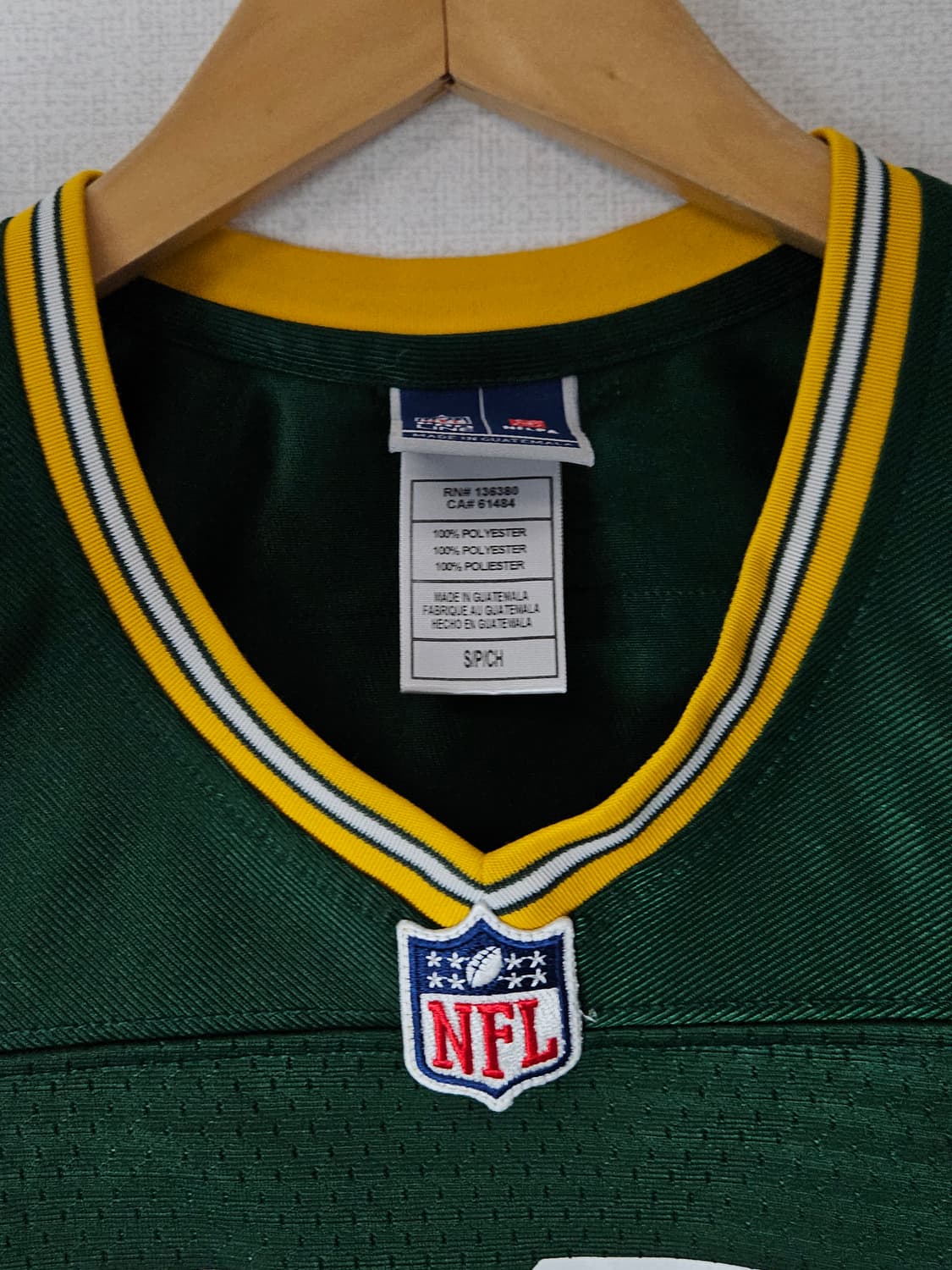 나이키 NFL 애런로저스 유니폼 져지 반팔 그린 S 상품이미지3