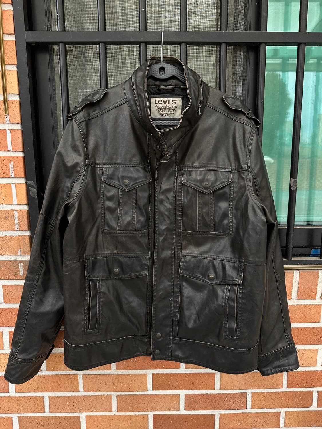 (L)Levis 레더자켓 상품이미지3