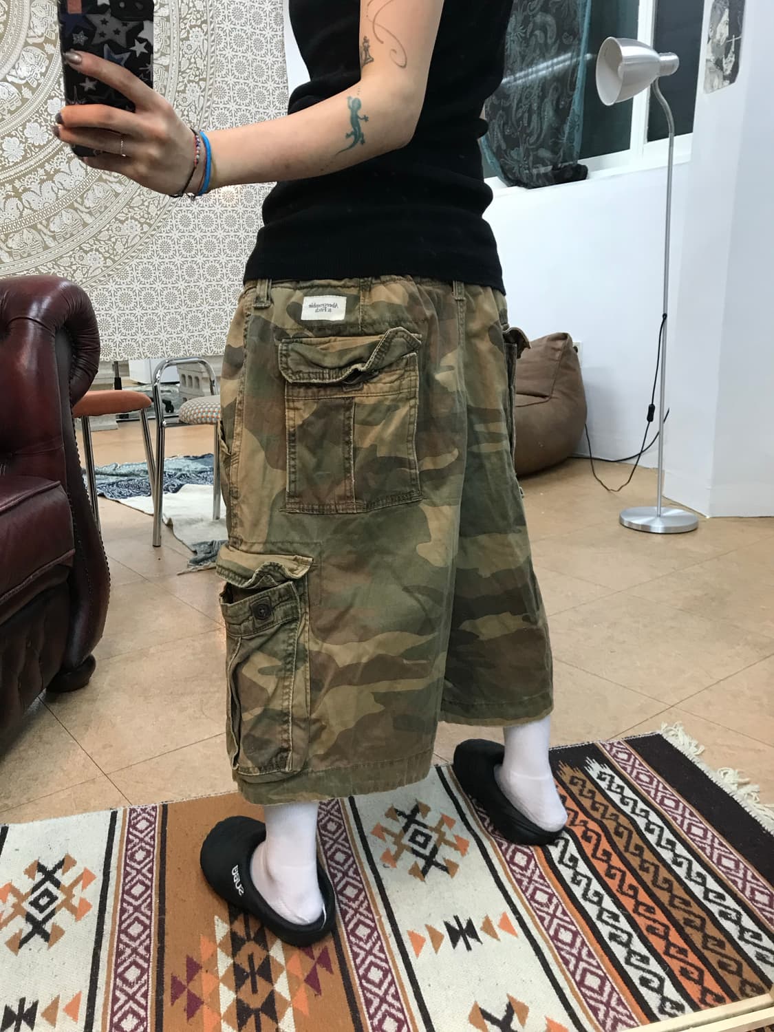 아베크롬비 카모 카고 반바지  상품이미지2