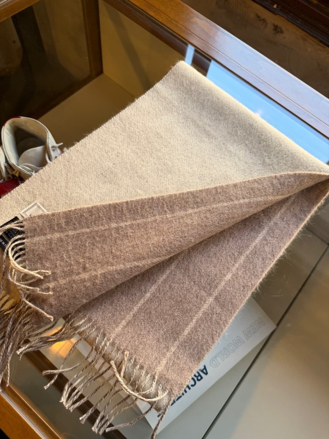 켄트앤커웬 프렌치 메이드 카멜헤어 머플러 상품이미지7