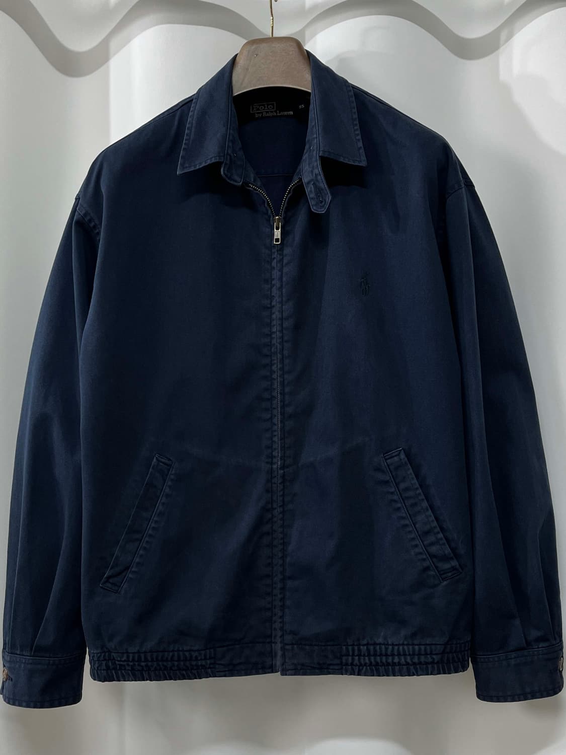 90's 폴로 랄프로렌 가먼트다이 네이비 베이포트 스윙탑 자켓 상품이미지1